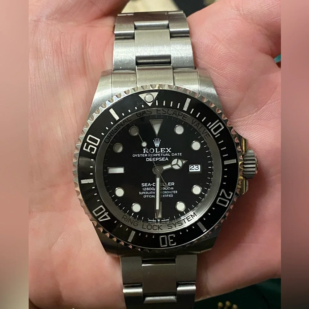 Rolex Sea-Dweller Deepsea 44 Watch - Black Dial (Ref# 126660)